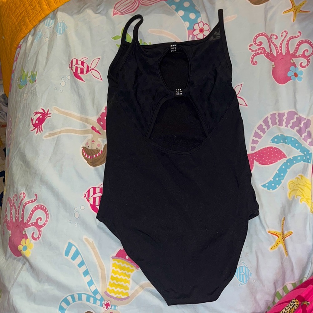 Elegant black leotard